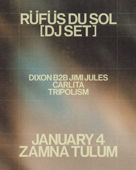 zamna tulum rufus du sol, Rufus du sol in tulum — music & money