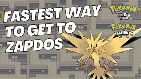 Zapdos Fire Red Walkthrough