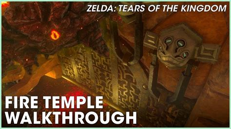 Zelda Fire Temple Walkthrough