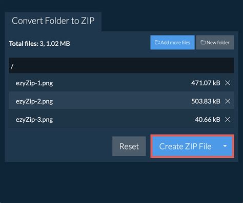 zip folder converter, Compress folder online (no registration required!)